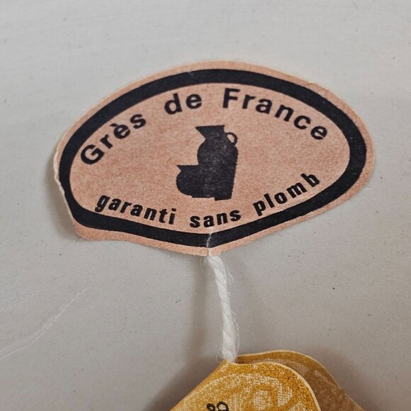 Grès de France Handpainted Stoneware Canister Schilder Coastal Cottage Pottery - Picture 3 of 16